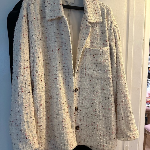 Favorite Daughter Cream Tweed Jacket - Picture 4 of 5